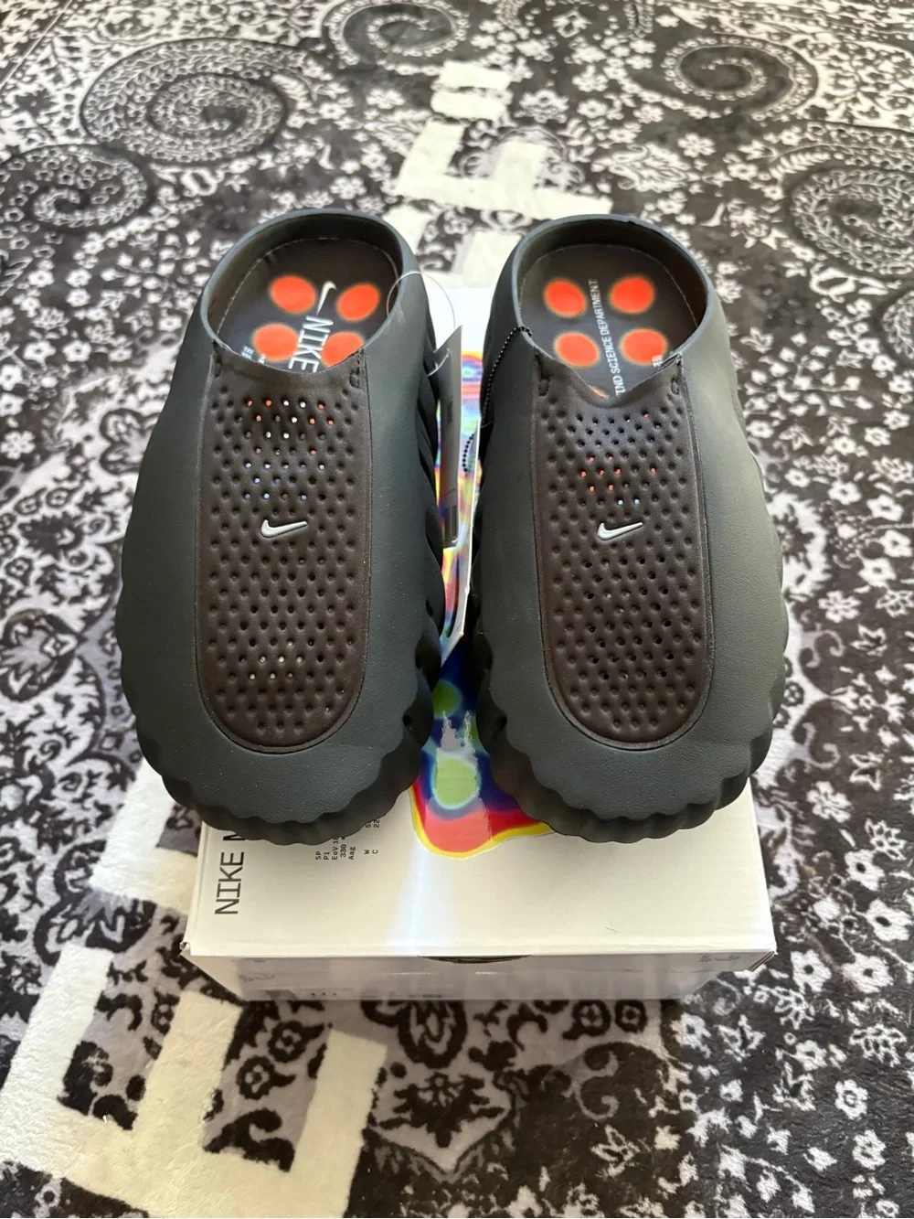 Nike Mind 001 Slides Men Black Chrome
